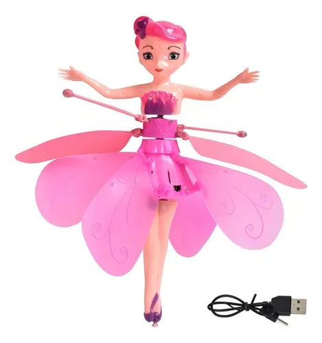 Muñeca voladora con sensor – juguete recargable