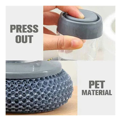 Cepillo dispensador de jabón para cocina
