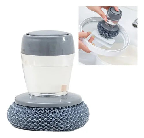 Cepillo dispensador de jabón para cocina