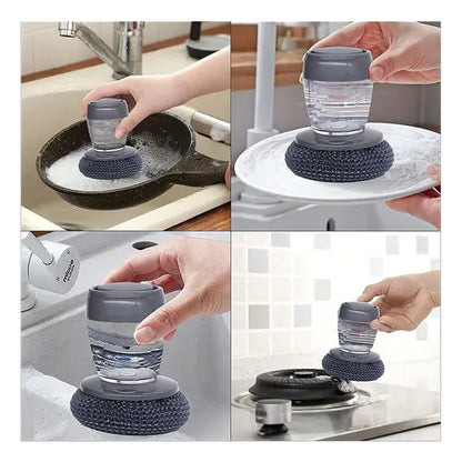 Cepillo dispensador de jabón para cocina